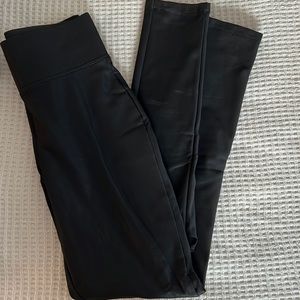 Faux leather leggings